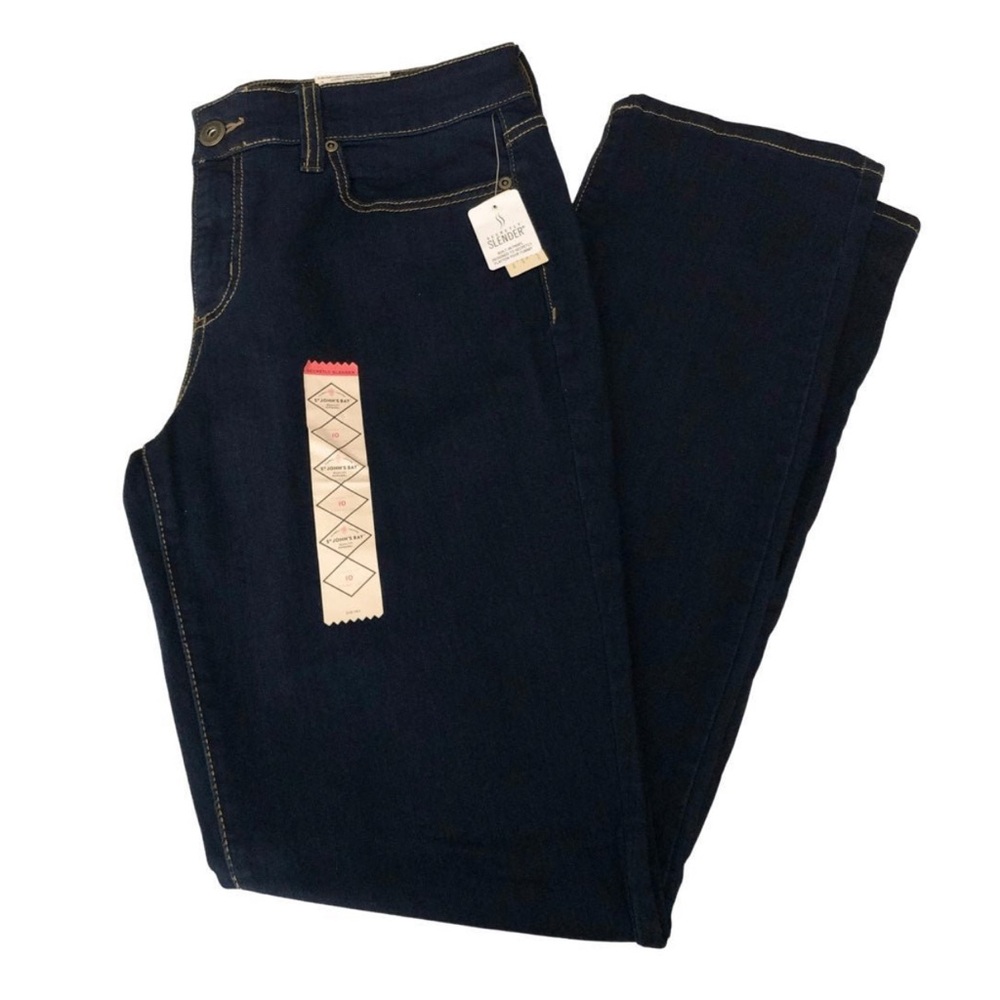 NWT - St. John’s Bay Classic Fit Jeans, Size 10